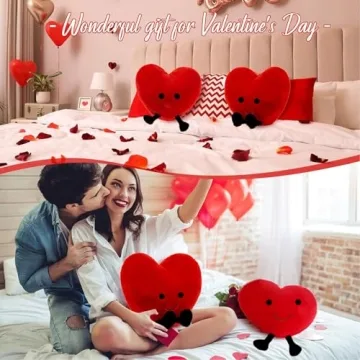Cute Red Heart Plush Pillow Toy for All Occasions