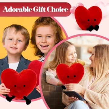 Cute Red Heart Plush Pillow Toy for All Occasions