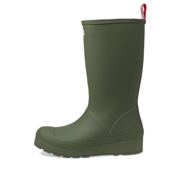 Hunter Women's Play Tall Insulated Rain Boot, Medium Green
