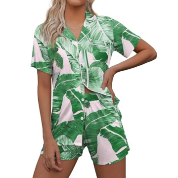 Ekouaer Women's Soft Stylish Pajama Set for Ultimate Comfort