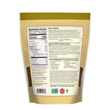 Bob's Red Mill Whole Grain Teff - Nutritious and Versatile