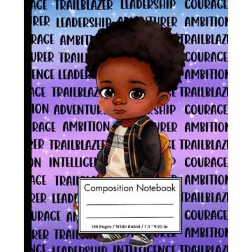 Boy Empowerment Composition Notebook/ Journal