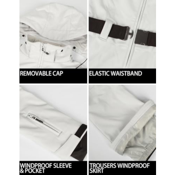 Stylish GSOU SNOW Women's Ski Suit - Waterproof Winter Jumpsuit