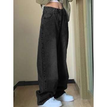 Stylish EMMIOL Vintage Baggy Jeans for Women