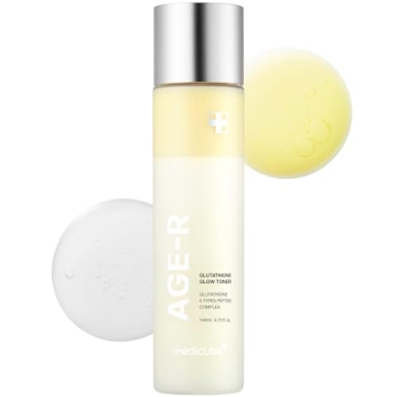 Medicube Age-R Glutathione Glow Milky Toner, Low-Irritation Double Layer Toner for Glass Glow Skin w...