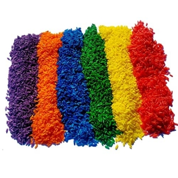 Vibrant Roylco Colored Rice for Creative Sensory Play