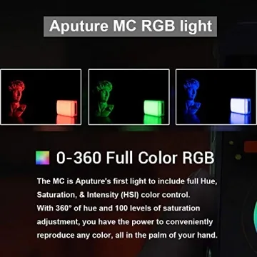 Compact Aputure MC RGBWW Video Light for Creators