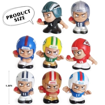Football Player Collector Set with Rare Coach Figure
