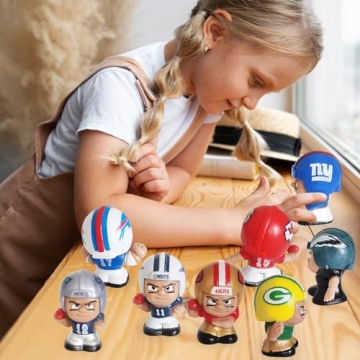 Football Player Collector Set with Rare Coach Figure