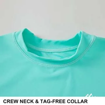 Willit Boys Rash Guard Swim Shirt Baby/Toddler Long Sleeve UPF 50+ Sun Protection SPF Quick Dry Shirt Light Green 18-24 Months