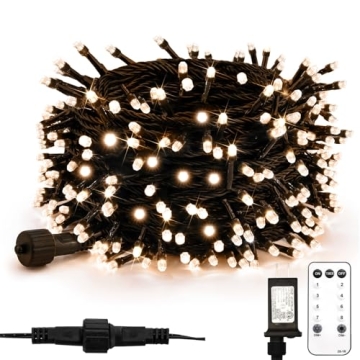 SUDDUS 200 LED Christmas Tree String Lights for Festive Decor