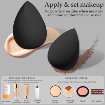 14 Pcs Makeup Sponge Set for Flawless Beauty Application