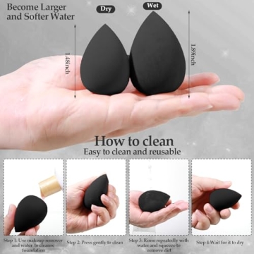 14 Pcs Makeup Sponge Set for Flawless Beauty Application