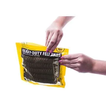 Smart Surface Furniture Felt Pads 1-Inch Round 160-Piece Pack