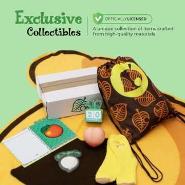 Exclusive Animal Crossing Collector's Box with 7 Items