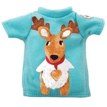 The Elf on the Shelf Clothing Set - 3 Tshirt Value Pack and Carrying Case - Three Stylish Tees for Boy Elf or Girl Elf