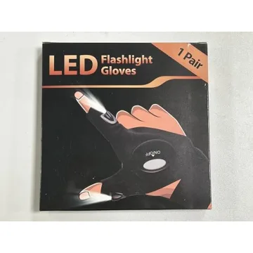 Rechargeable LED Flashlight Gloves - Ultimate Hands-Free Tool Gift