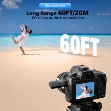 3 in 1 Wireless Lavalier Microphones for iPhone and Android