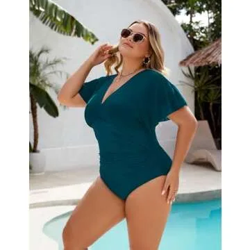 Blooming Jelly Plus Size Women's One Piece Bathing Suit