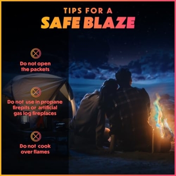 Magical Flames Color Change Fire Packets - 12 Pack