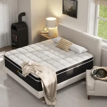 Ayeawo Queen Mattress 14 Inch Hybrid with Motion Isolation and Comfort