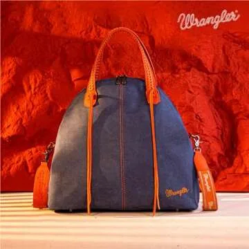 Wrangler Large Tote Bag for Women Weekender Bag Extra Handbag for Women Top handle Travel bag and Ca...
