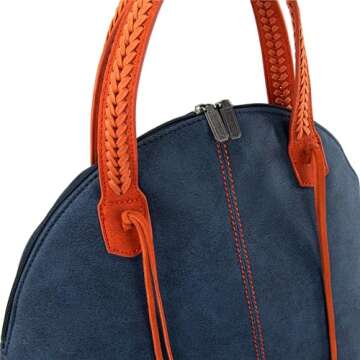 Wrangler Large Tote Bag for Women Weekender Bag Extra Handbag for Women Top handle Travel bag and Carry on bag With Double Zipper WG93G-2006NY