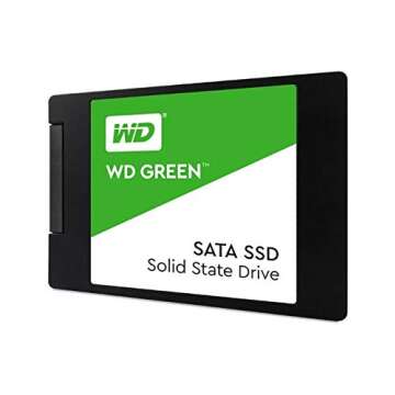 Western Digital 1TB WD Green Internal PC SSD Solid State Drive - SATA III 6 Gb/s, 2.5"/7mm, Up to 550 MB/s - WDS100T2G0A
