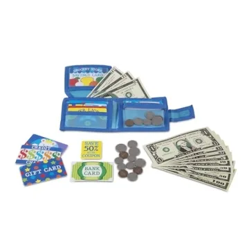 Melissa & Doug Toy Wallet with Play Money & Cards