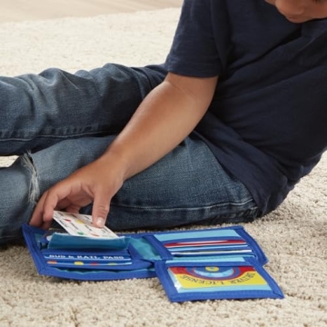 Melissa & Doug Toy Wallet with Play Money & Cards