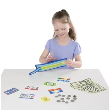 Melissa & Doug Toy Wallet with Play Money & Cards