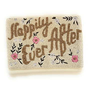 Elegant Ivory Beaded Bridal Clutch for Weddings and Special Occasions