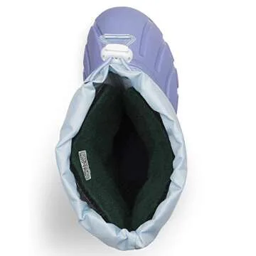 Sorel Kids Girl's Disney X Flurry™ Frozen 2™ Boot- Elsa Edition (Toddler/Little Kid/Big Kid) Frosted Purple 5 Big Kid M