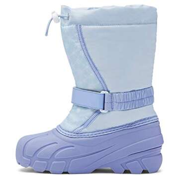 Sorel Kids Girl's Disney X Flurry™ Frozen 2™ Boot- Elsa Edition (Toddler/Little Kid/Big Kid) Frosted Purple 5 Big Kid M