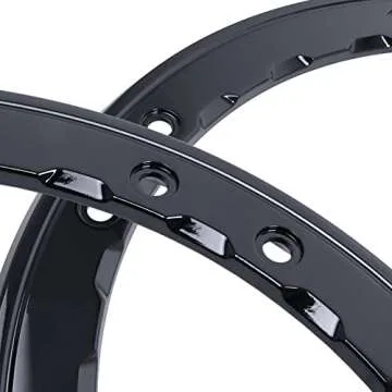 Broaddict 5X Bead Lock Wheel Trim Rings Kit Fit for 2021-2025 Ford Bronco Sasquatch Package Beauty Rings