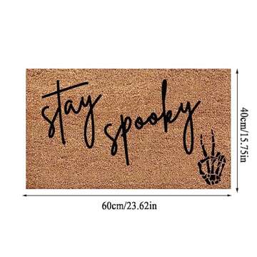 Stay Spooky Halloween Doormat for Front Door Decoration
