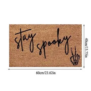 Stay Spooky Halloween Doormat for Front Door Decoration