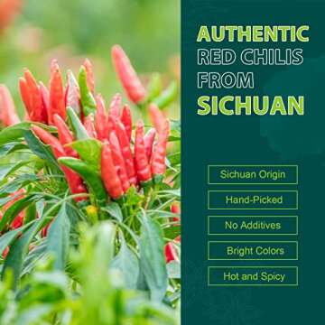 Soeos Sichuan Chili Powder,16oz (454g), Medium Hot, Dried and Crushed Red Chili Pepper Flakes, Premium Chili Powder for Pizza, Chowder, Seafood, and Pasta