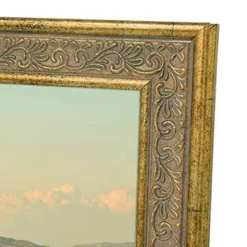 Stylish Golden State Art Distressed Gold 8X10 Frame