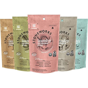 Grab Green Stoneworks Laundry Detergent Pods Sample Kit - Eco-Friendly Scents for Your Laundry Needs