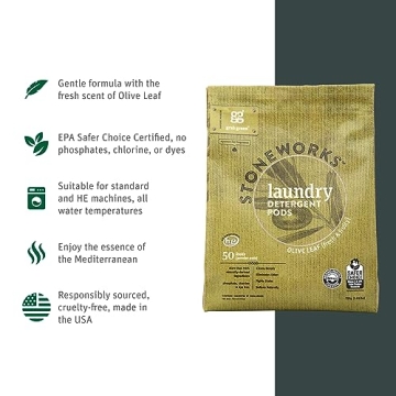 Grab Green Stoneworks Laundry Pods Eco-Friendly Kit 10 Count