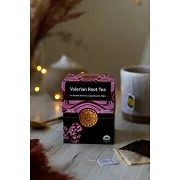 Buddha Teas Organic Valerian Root Tea - OU Kosher, USDA Organic, CCOF Organic, 18 Bleach-Free Tea Bags