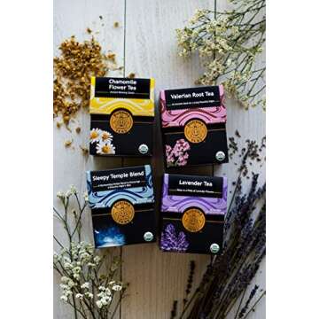 Buddha Teas Organic Valerian Root Tea - OU Kosher, USDA Organic, CCOF Organic, 18 Bleach-Free Tea Bags