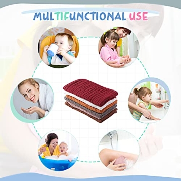 Irenare Soft & Absorbent Baby Burp Cloths - 6 Pack