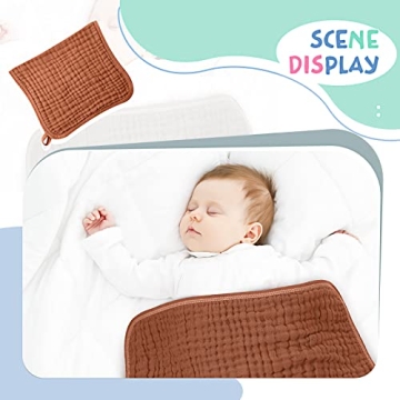 Irenare Soft & Absorbent Baby Burp Cloths - 6 Pack