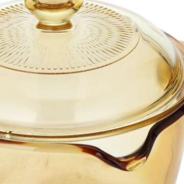Visions Pyroceram Glass Saucepan for Versatile Cooking