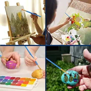 AROIC Acrylic Paint Brush Set - 15 Premium Brushes for Artists