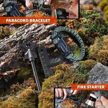 20 in 1 Survival Gear for Adventure Seekers
