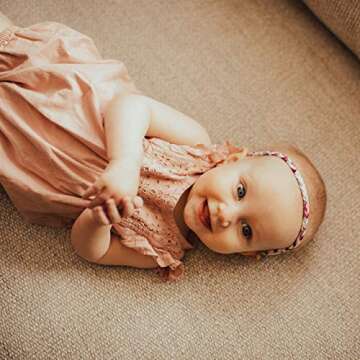 Parker Baby Co. Toddler Braided Headbands, Assorted (Pack of 10) Hair Accessories for Girls - Marigold Set