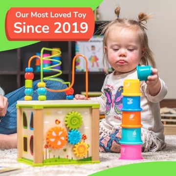 TOYVENTIVE Educational Activity Cube for Babies